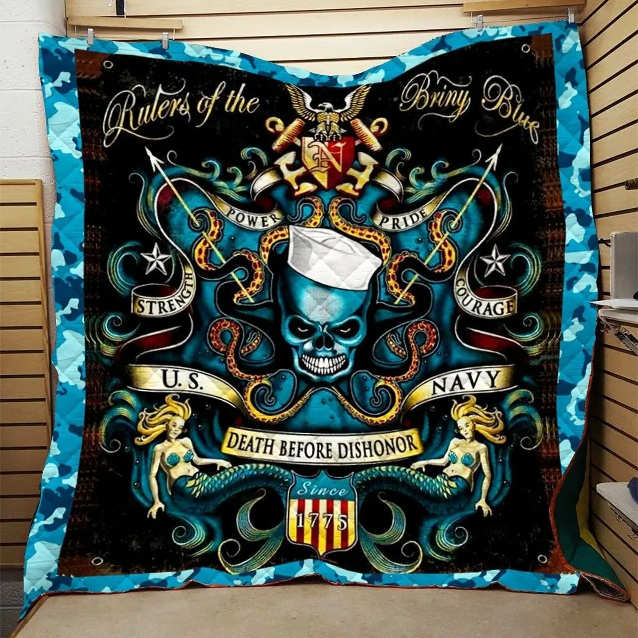 Us Navy Quilt Blanket Dhc0910539Vt and Home Decor