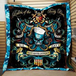 Us Navy Quilt Blanket Dhc0910539Vt and Home Decor