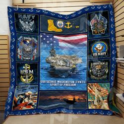 Us Navy Quilt Blanket Dhc0910573Vt and Home Decor