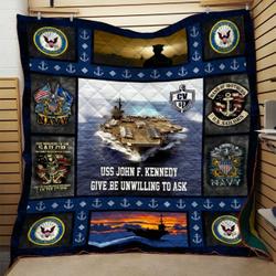 Us Navy Quilt Blanket Dhc0910787Vt and Home Decor