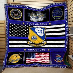 Us Navy Quilt Blanket Dhc091083Vt and Home Decor