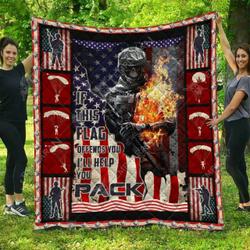 Us Paratrooper Quilt Ede and Home Decor