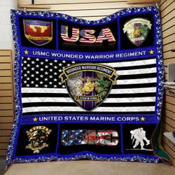 Usmc Quilt Blanket Dhc0910637Vt and Home Decor