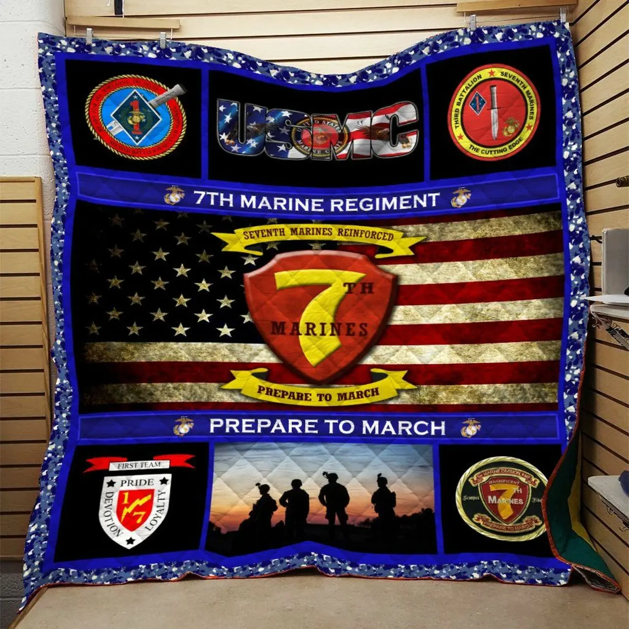 Usmc Quilt Blanket Dhc0910646Vt and Home Decor