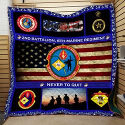 Usmc Quilt Blanket Dhc0910651Vt and Home Decor