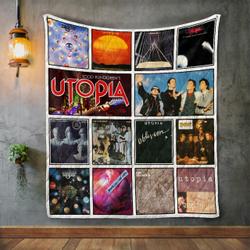 Utopia Album Covers Quilt Blanket and Home Decor