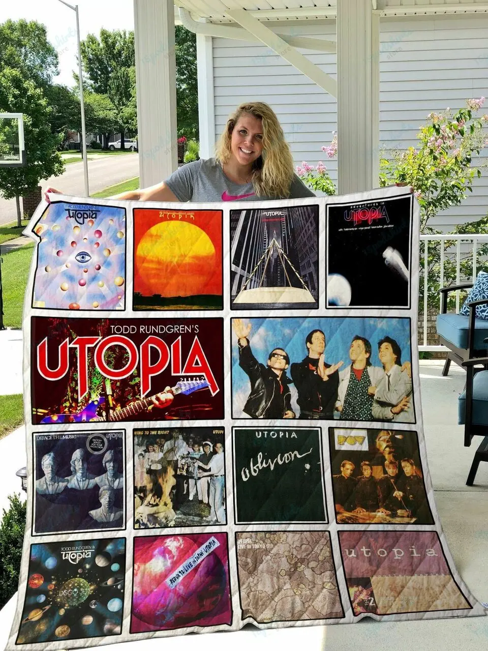 Utopia Quilt Blanket and Home Decor