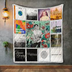 Vampire Weekend Quilt Blanket and Home Decor