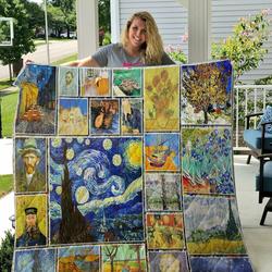 Van Gogh Collection Quilt Blanket and Home Decor