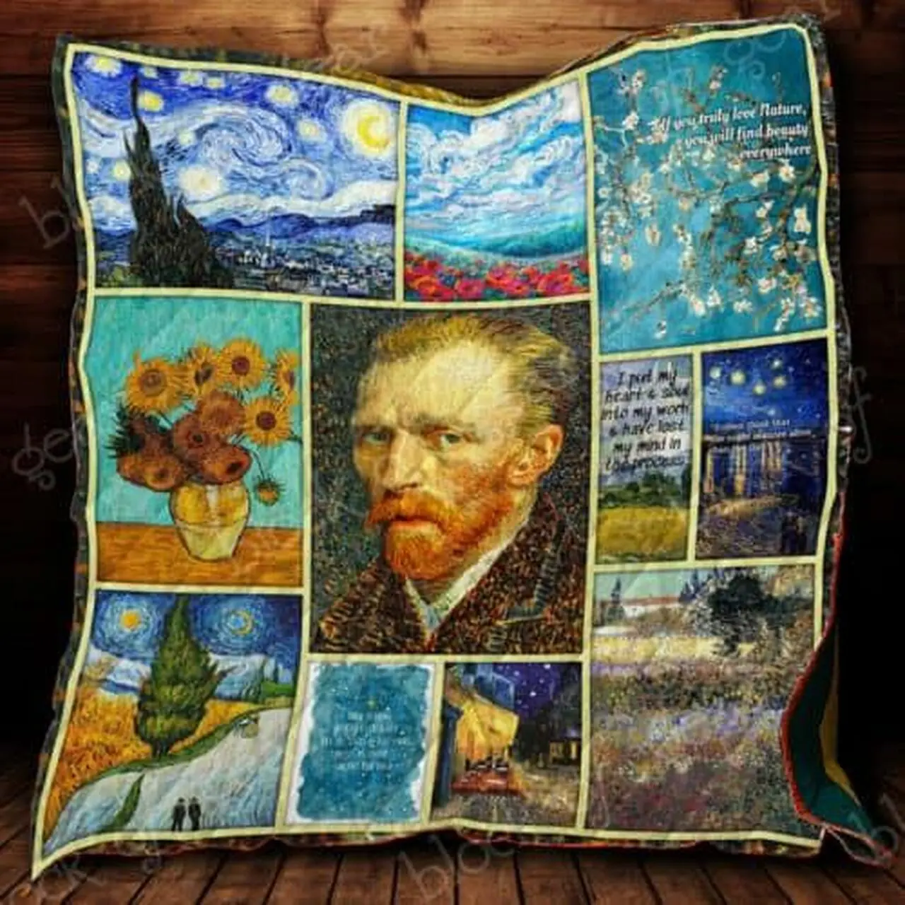 Van Gogh Collection Quilt P397 Quilt and Home Decor