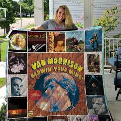Van Morrison Albums Cover Poster Quilt and Home Decor