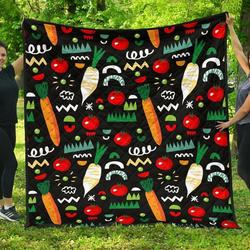Vegan Cl12100716Mdq Quilt Blanket and Home Decor