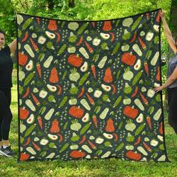 Vegan Cl12100718Mdq Quilt Blanket and Home Decor