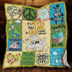 Vegan Cl18100789Mdq Quilt Blanket and Home Decor