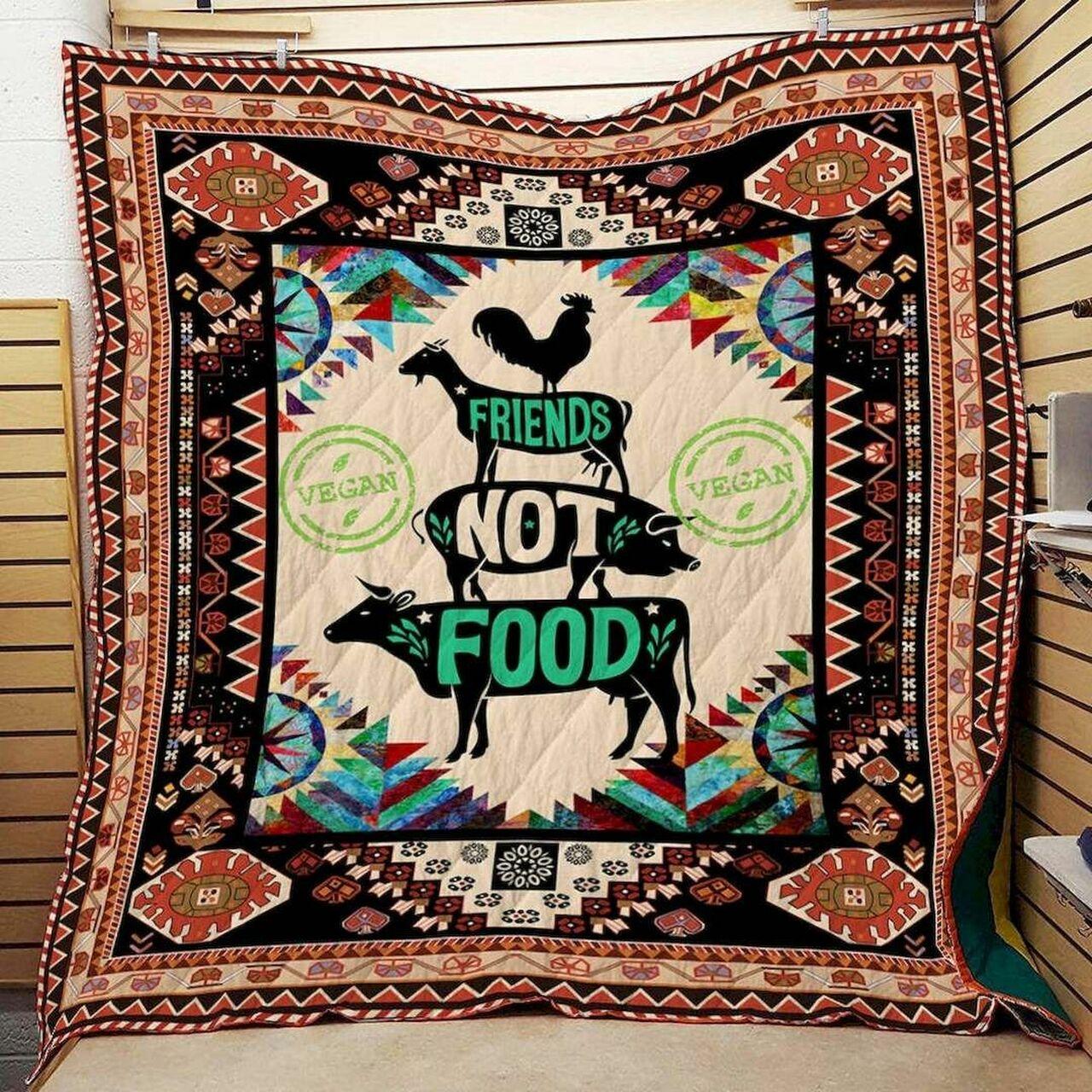 Vegan Cld190757 Quilt Blanket and Home Decor