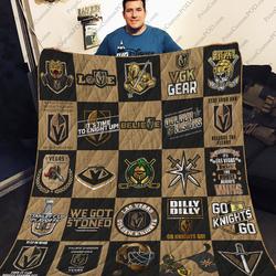 Vegas Golden Knights Quilt Blanket  Ver 25      and Home Decor