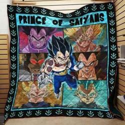 Vegeta Evolution For Fans Amine Blanket Th0907 Quilt and Home Decor