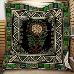 Vegvisir With Tree Of Life Ah Quilt Derqys and Home Decor