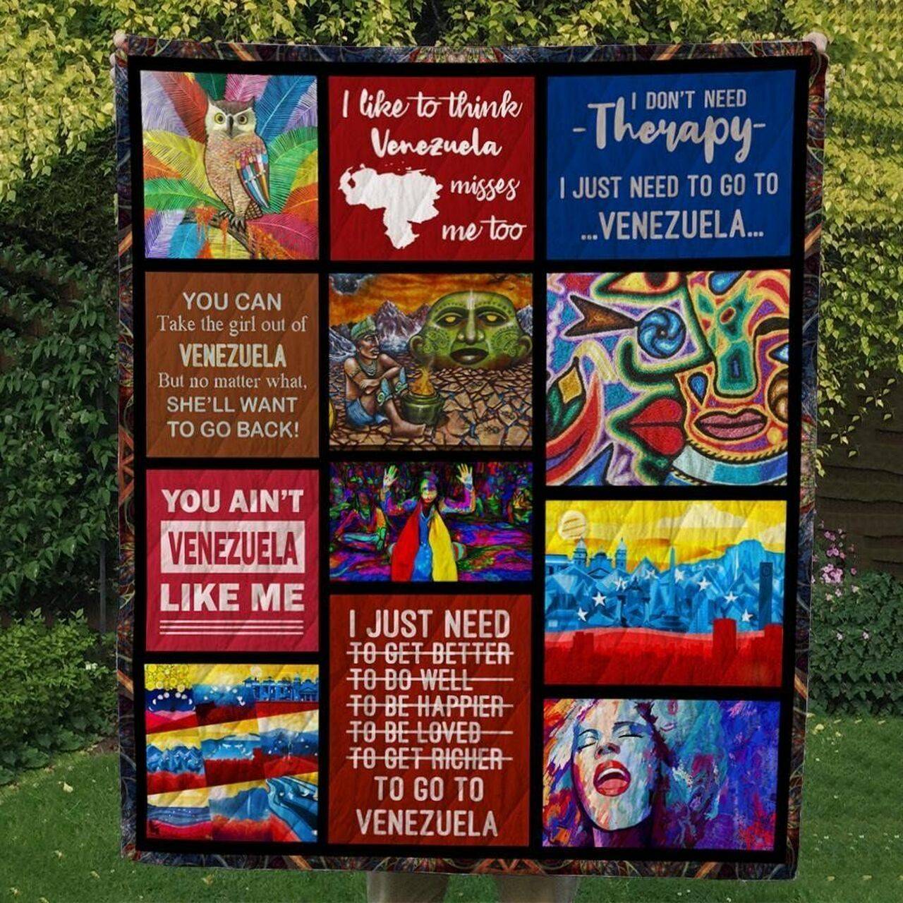 Venezuela Cl14100533Mdq Quilt Blanket and Home Decor