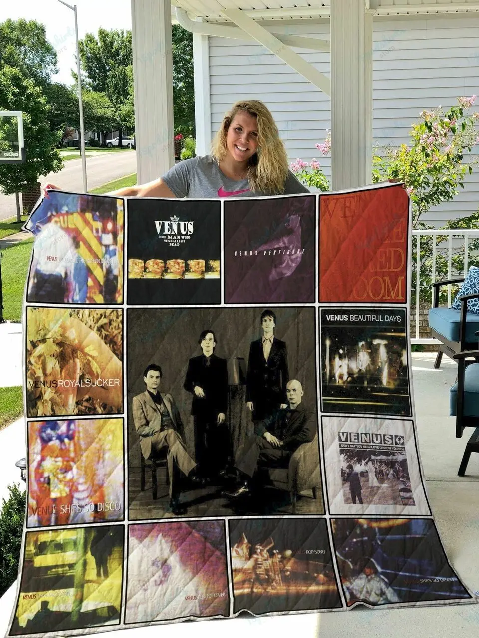 Venus Quilt Blanket and Home Decor