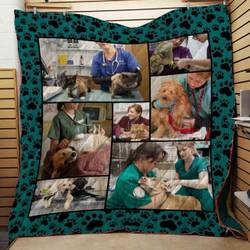 Vet Tech Life 3D Blanket Th1707 Quilt and Home Decor