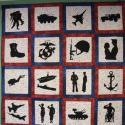 Veteran Cla240690 Quilt Blanket and Home Decor