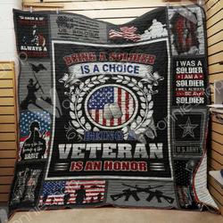 Veteran Cld190758 Quilt Blanket and Home Decor