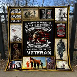 Veteran Quilt Blanket Dhc0701315Vt and Home Decor