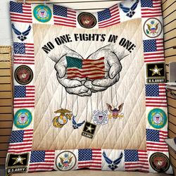 Veteran Quilt Blanket Dhc0712154Vt and Home Decor