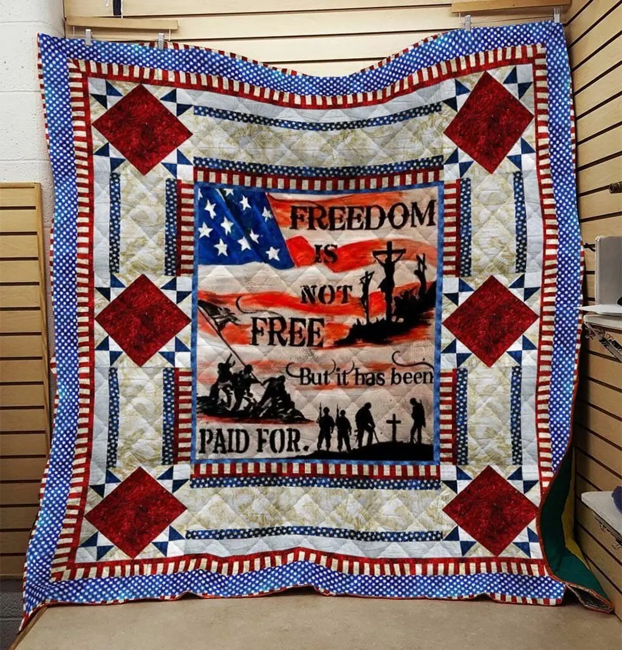 Veteran Quilt Blanket Dhc0910722Vt and Home Decor