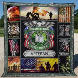 Veteran Quilt Blanket  Quilt and Home Decor