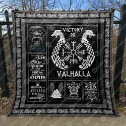 Victory Or Valhalla Quilt Blanket Tm99  Quilt and Home Decor