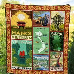 Vietnam Li030723A Quilt Blanket and Home Decor