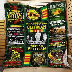Vietnam Veteran Ah Quilt Derqdg and Home Decor