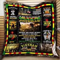 Vietnam Veteran Ah Quilt Derqzy and Home Decor