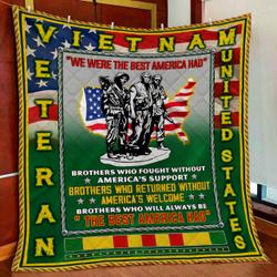 Vietnam Veteran Quilt Blanket and Home Decor
