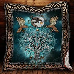 Viking Compass Yggdrasil Ah Quilt Derqsp and Home Decor