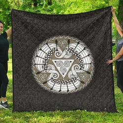 Viking Drakkar Premium Quilt A6  Quilt and Home Decor