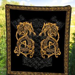 Viking Norse Dragon All Over Printed Quilt  Maria and Home Decor