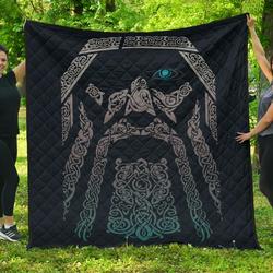 Viking Odin Premium Quilt A6  Quilt and Home Decor