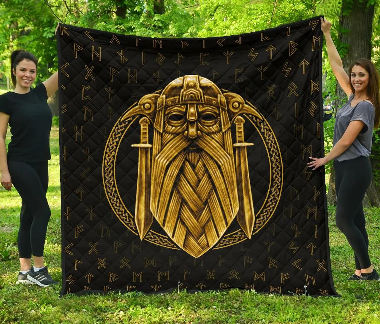 Viking Odin Premium Quilt A7 Quilt and Home Decor