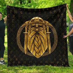 Viking Odin Premium Quilt A7  Quilt and Home Decor