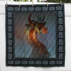 Viking Ship Cl2100599Mdq Quilt Blanket and Home Decor