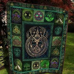 Viking Tree Of Life G Quilt Ob and Home Decor