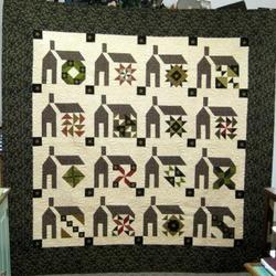 Village Houses Cla1910495Q Quilt Blanket and Home Decor