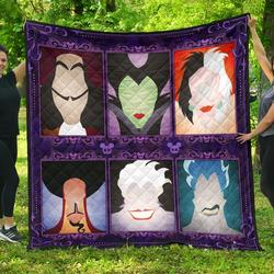 Villains Characters  Premium Quilt  Quilt and Home Decor