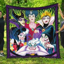 Villains  Premium Quilt  Quilt and Home Decor