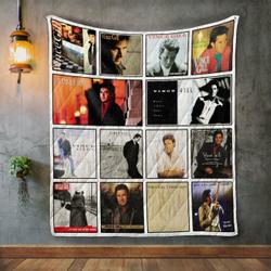Vince Gill Album Covers Quilt Blanket and Home Decor