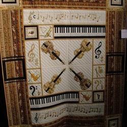Violin Cla0710783Q Quilt Blanket and Home Decor