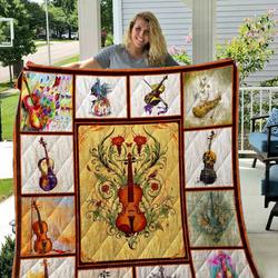 Violon Quilt Blanket Dhc1501382Vt and Home Decor